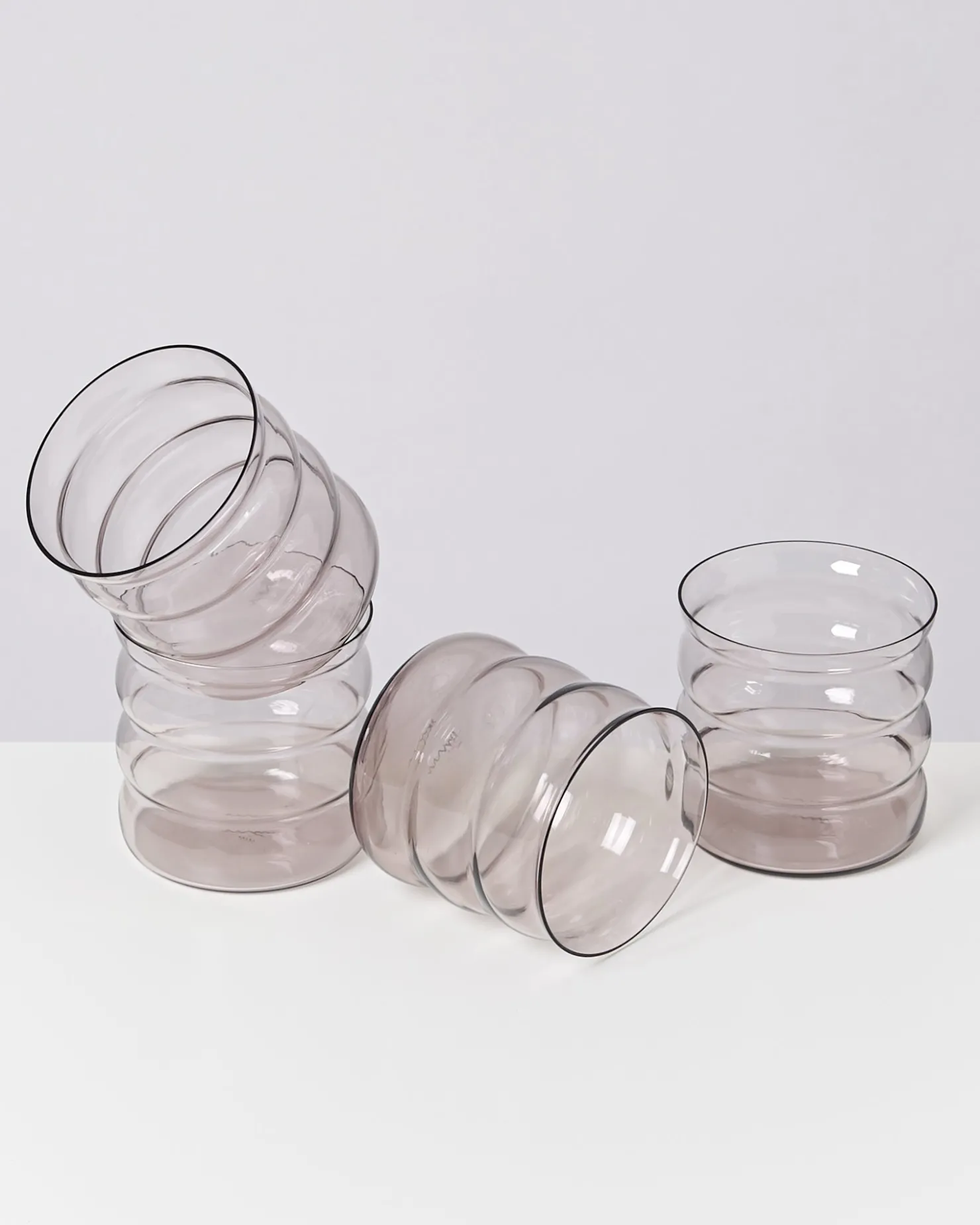 Motel a Miio Kleine Gläser | Gläser Sets %^Joia 4er Set Glas Bubble amethist