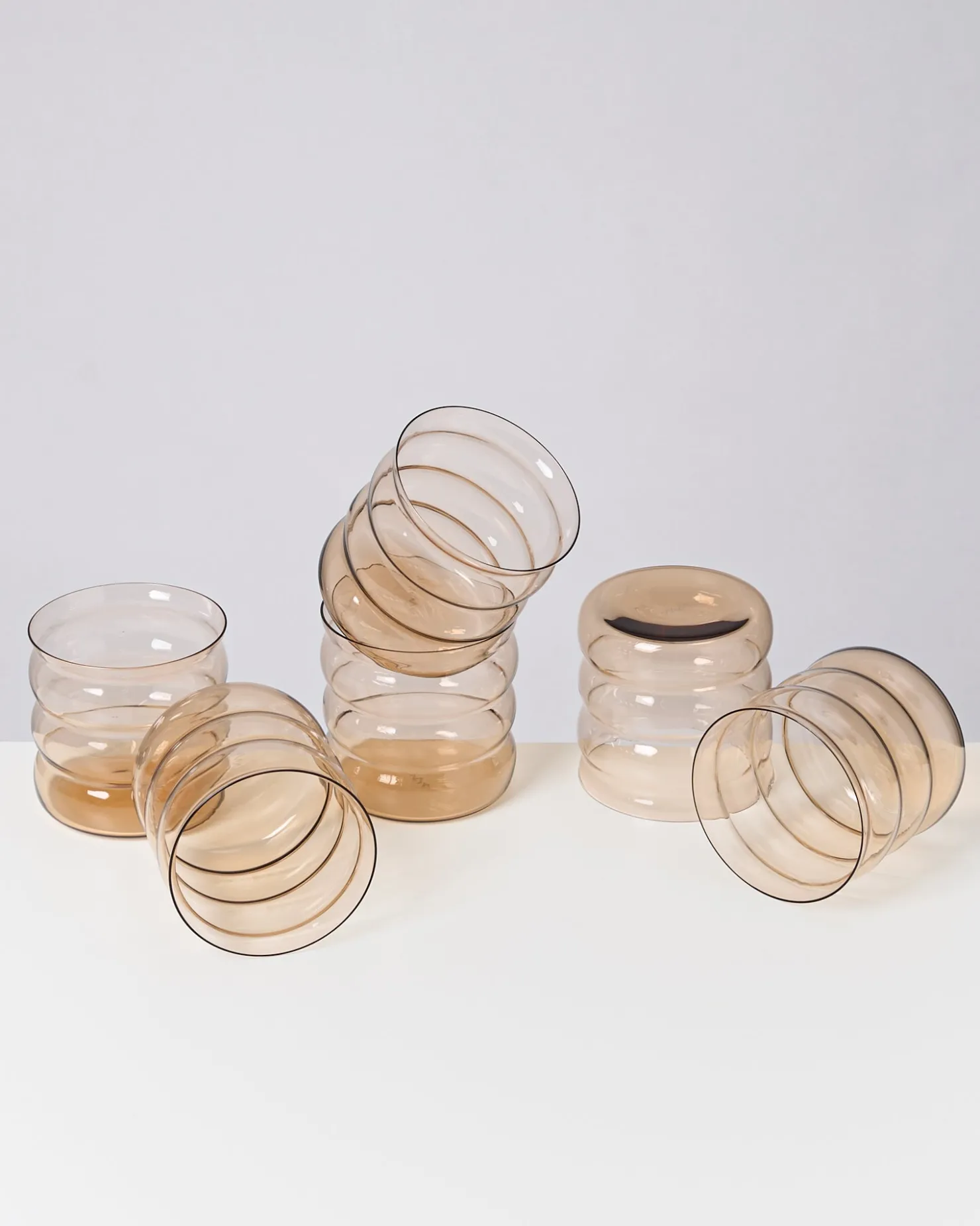 Motel a Miio Kleine Gläser | Gläser Sets %^Joia 6er Set Glas Bubble bronze