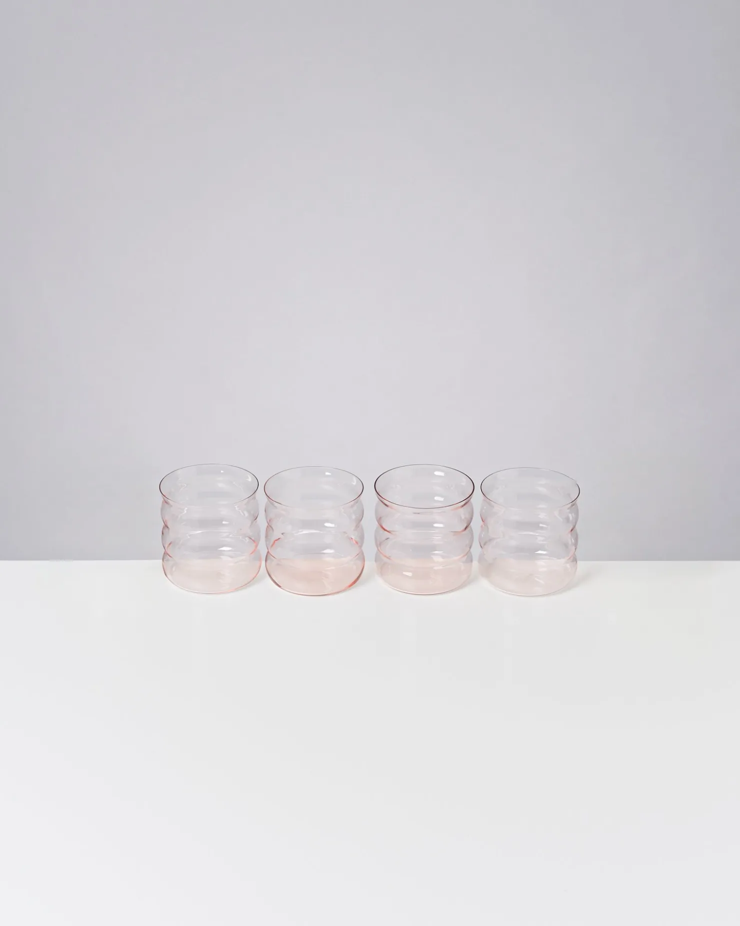 joia_er_set_glas_bubble_pink_opal_3-1.webp Motel a Miio Kleine Gläser | Gläser Sets %^Joia 4er Set Glas Bubble pink opal