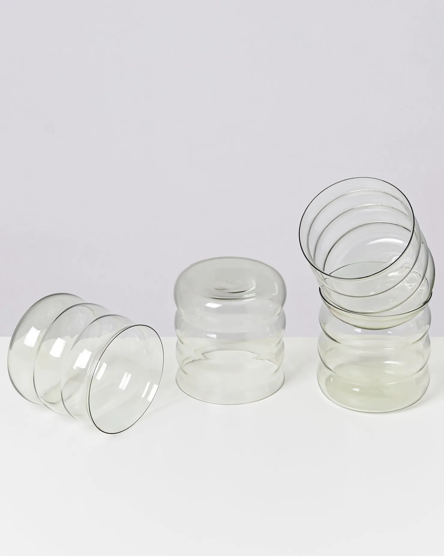 Motel a Miio Kleine Gläser | Gläser Sets %^Joia 4er Set Glas Bubble smaragd
