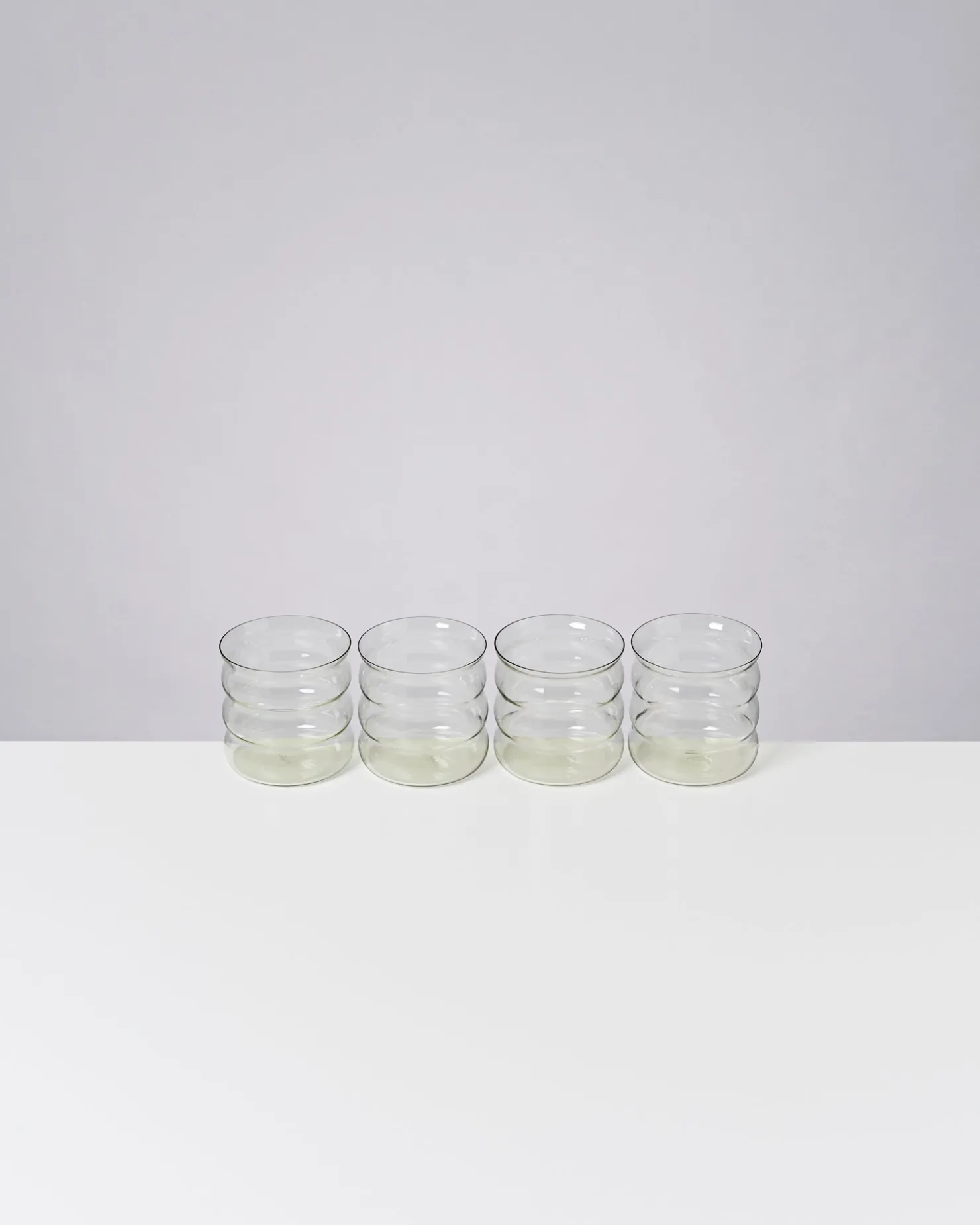 joia_er_set_glas_bubble_smaragd_4-1.webp Motel a Miio Kleine Gläser | Gläser Sets %^Joia 4er Set Glas Bubble smaragd