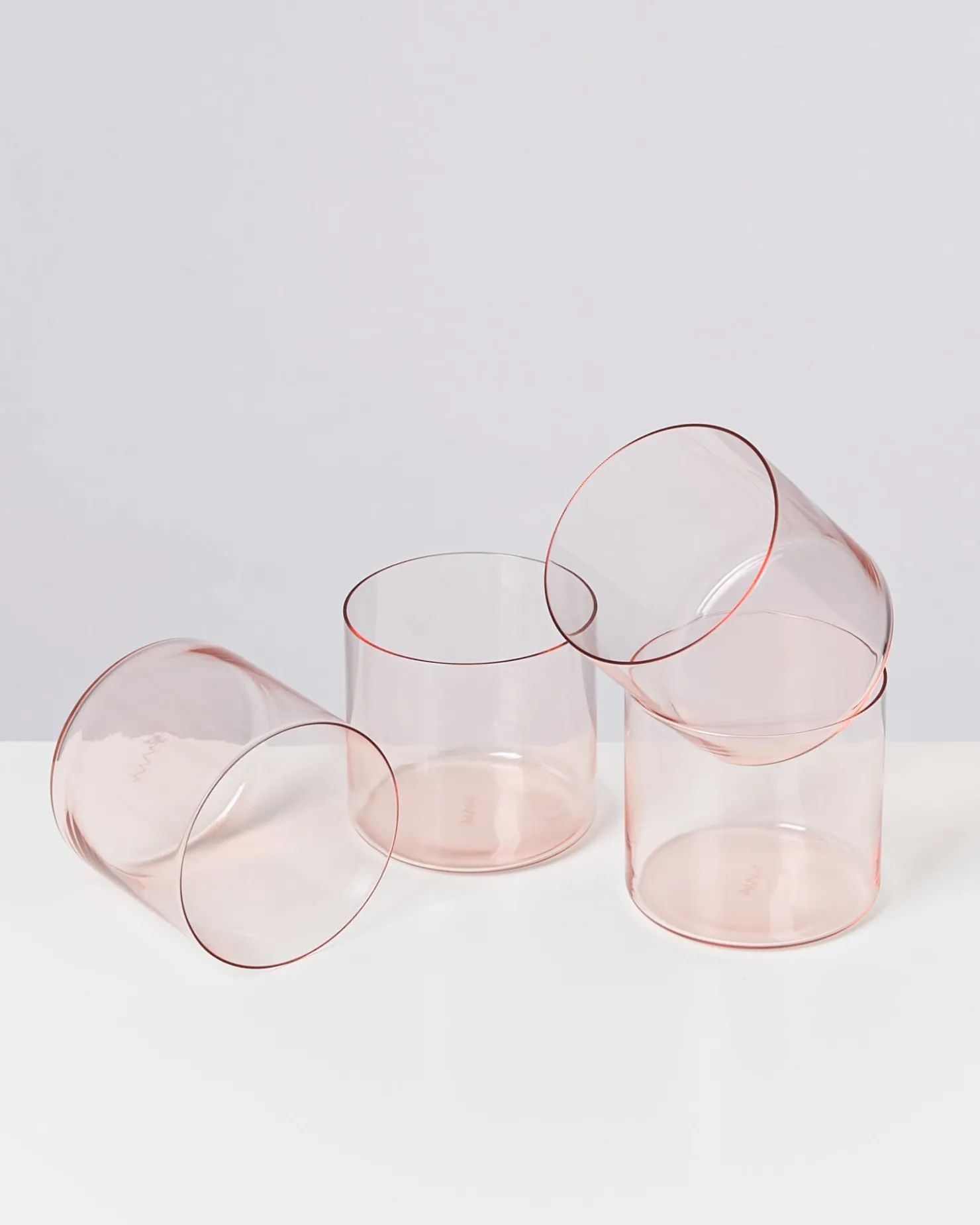 Motel a Miio Kleine Gläser | Gläser Sets %^Joia 4er Set Glas Klein pink opal