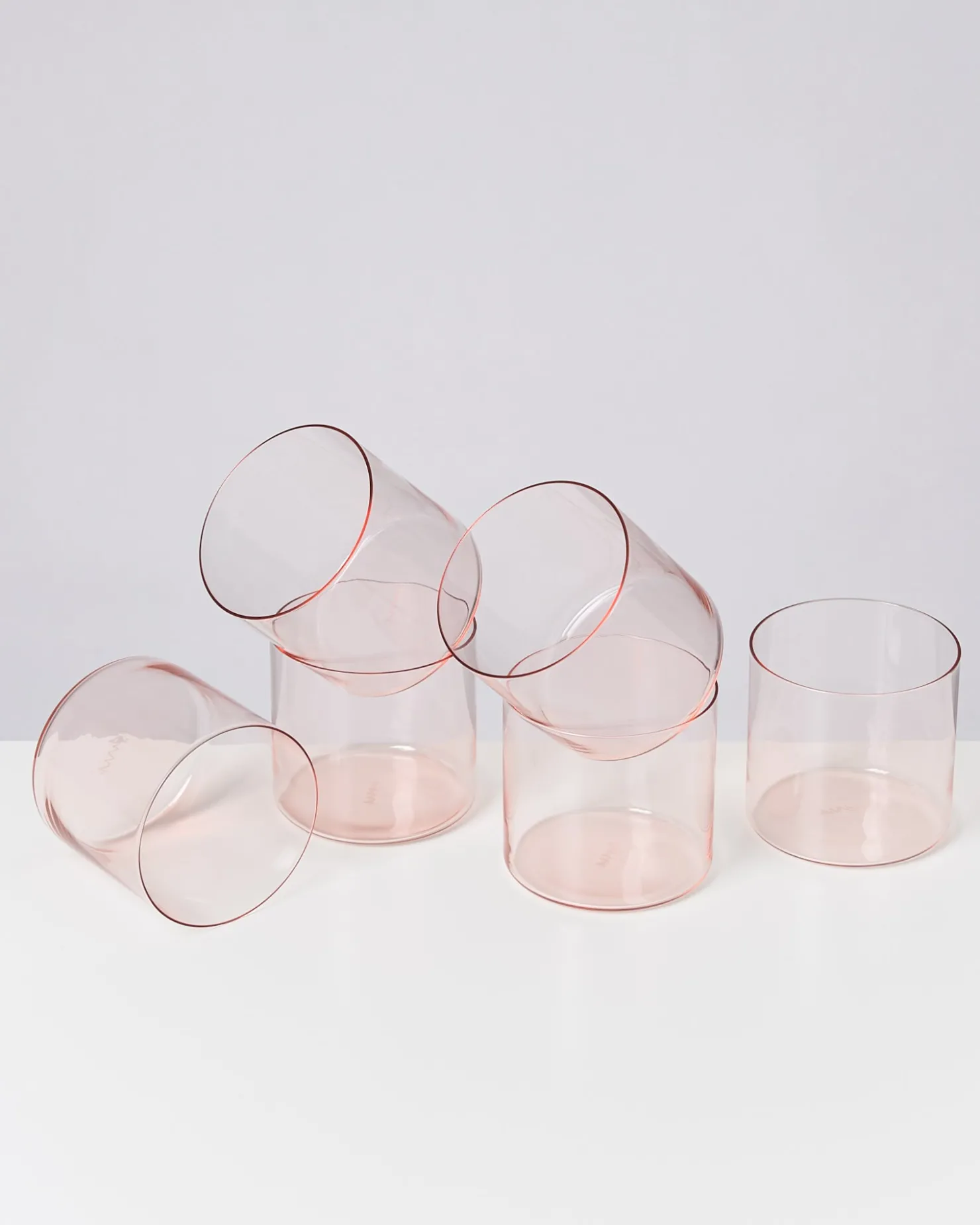 joia_er_set_glas_klein_pink_opal_7.webp Motel a Miio Kleine Gläser | Gläser Sets %^Joia 6er Set Glas Klein pink opal