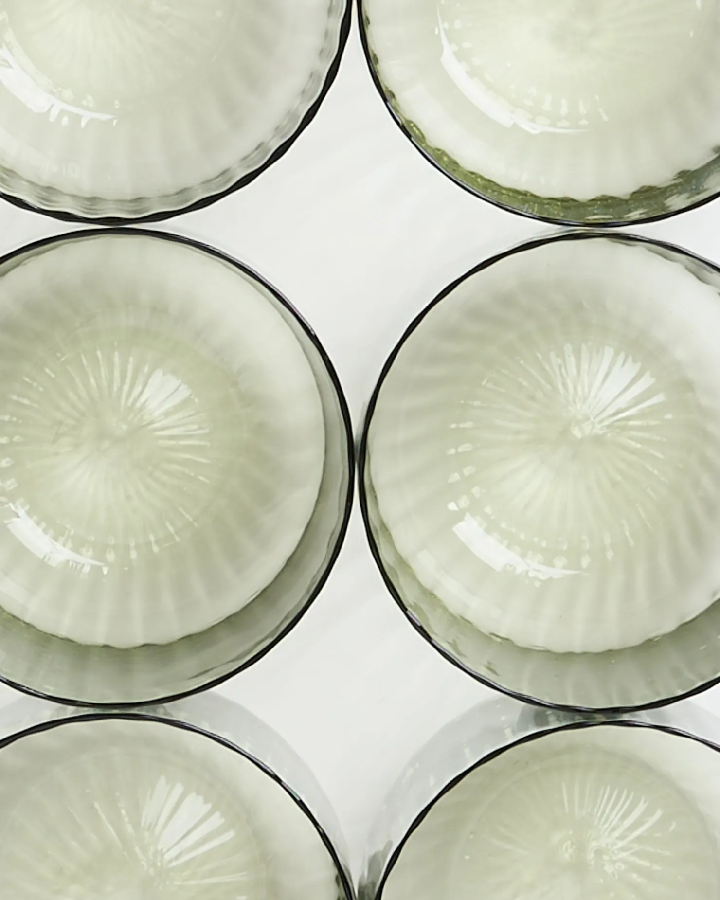 joia_er_set_glas_riffled_smaragd_4-1.webp Motel a Miio Große Gläser | Gläser Sets %^Joia 6er Set Glas Riffled smaragd