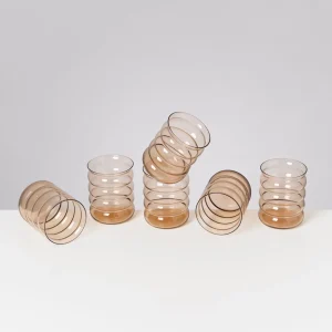 Motel a Miio Große Gläser | Gläser Sets %^Joia -Set Of 6 Glasses Large Bubble bronze