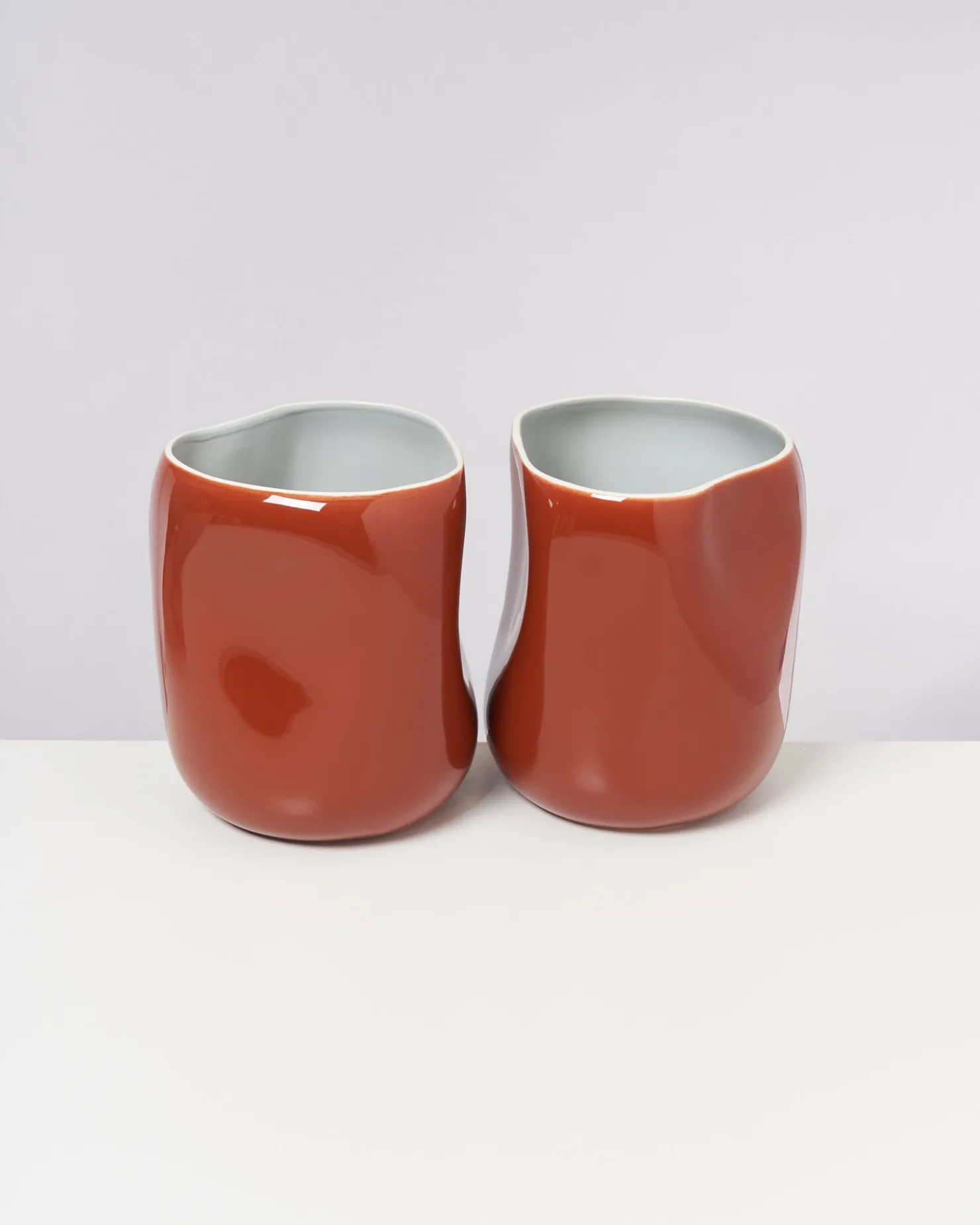 Motel a Miio Große Vasen^João Vase L Copper Lightblue kupfer hellblau