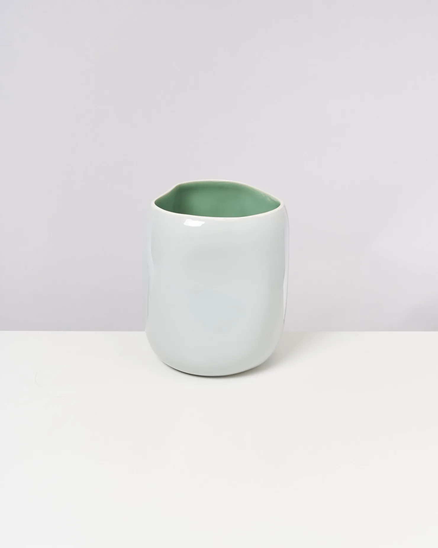 Motel a Miio Große Vasen^João Vase L Lightblue Sage hellblau salbei