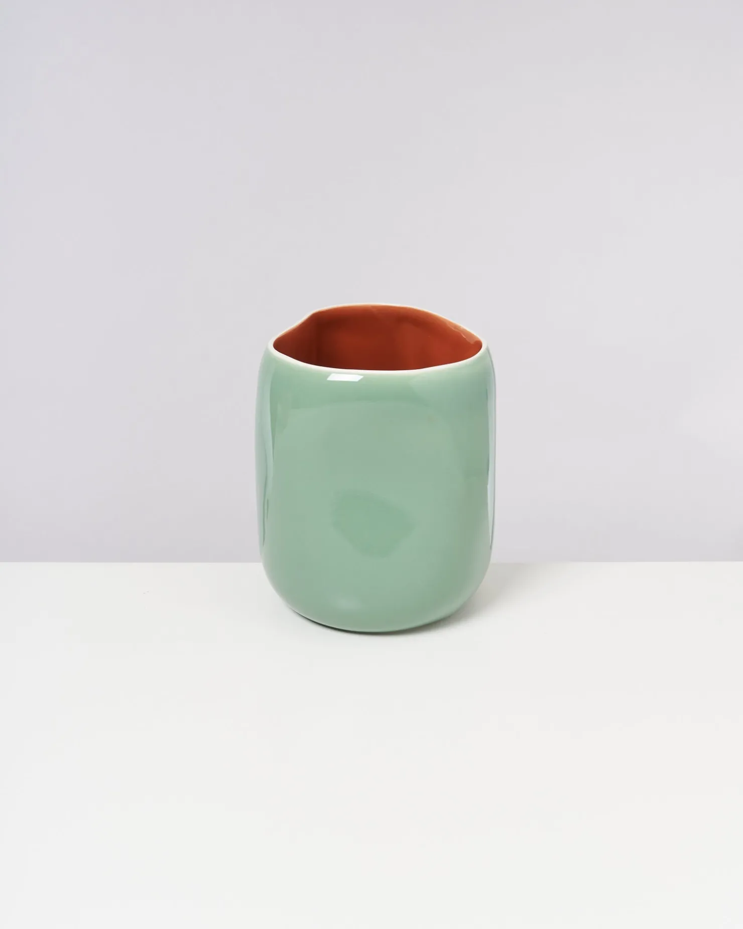 Motel a Miio Große Vasen^João Vase L Sage Copper salbei kupfer