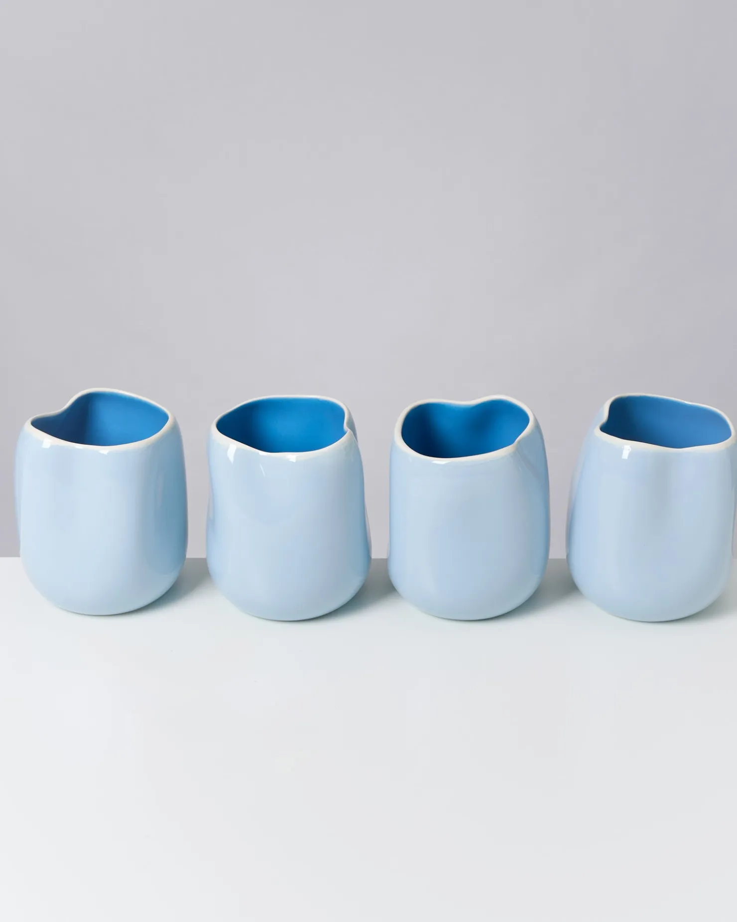 Motel a Miio Mittlere Vasen^João Vase M Hellblau Blau hellblau blau