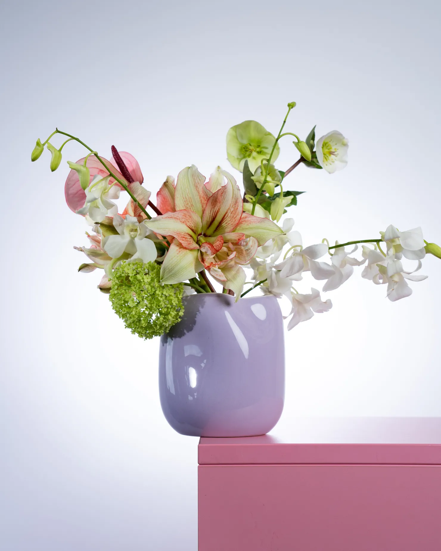 Motel a Miio Mittlere Vasen^João Vase M Lilac Rose lila rosa