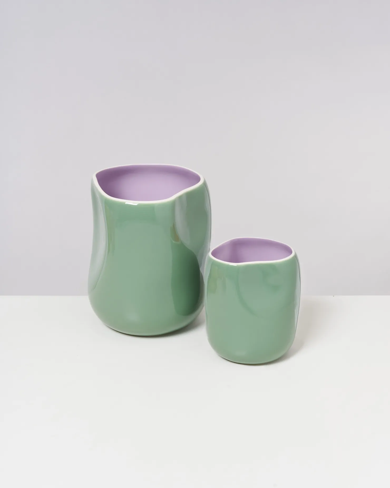 joo_vase_m_sage_lilac_2.webp Motel a Miio Mittlere Vasen^João Vase M Sage Lilac salbei lila