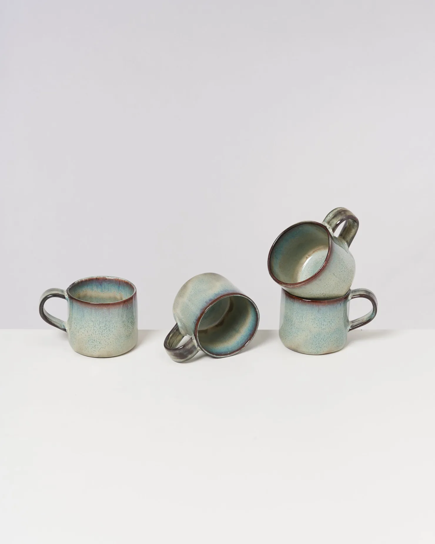 Motel a Miio Tassen-Sets^Madeira - Set Of 4 Mugs Nódoa grünblau