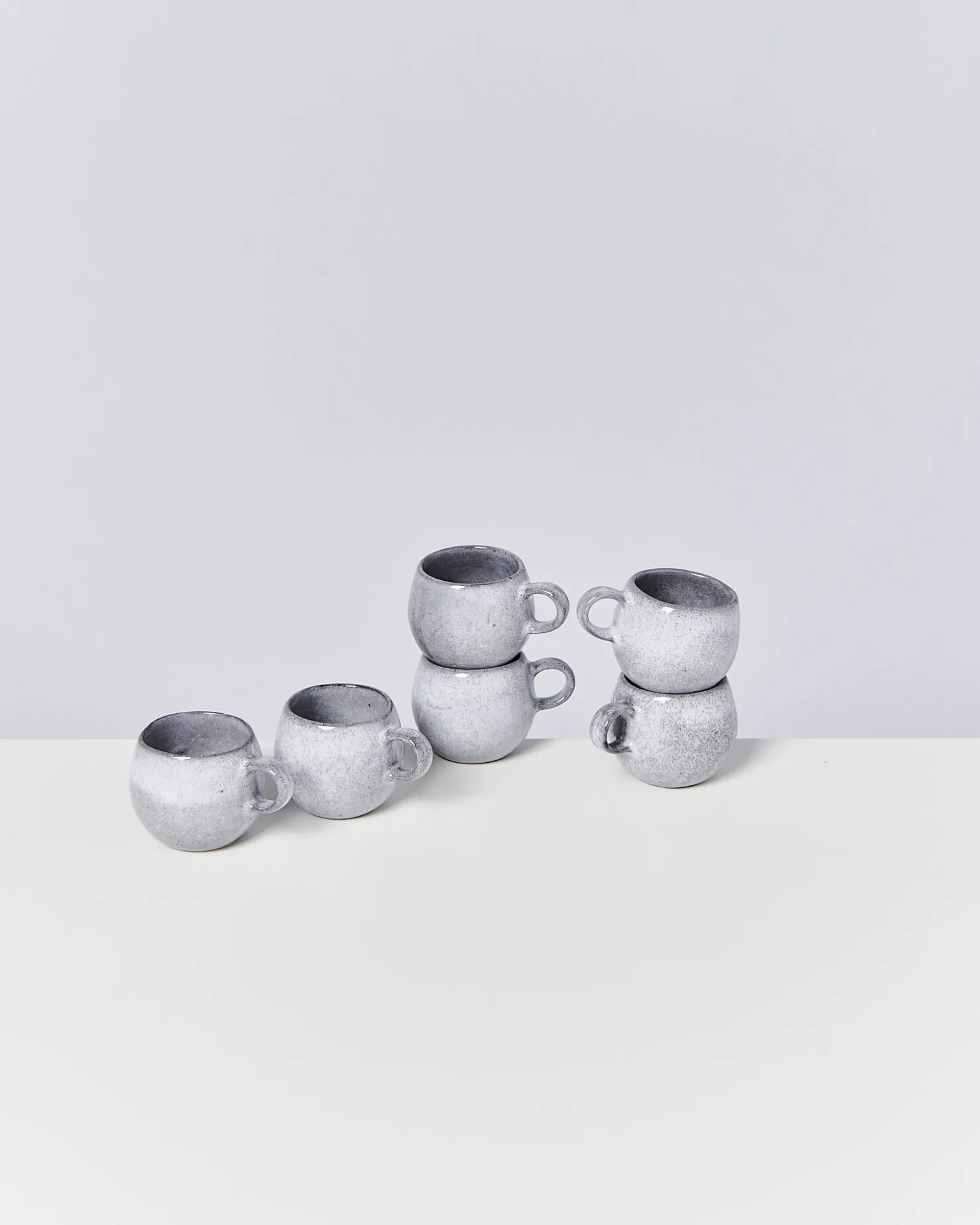mae__set_of__espressomugs_grey_2.webp Motel a Miio Tassen-Sets^Mae - Set Of 6 Espressomugs Grey Gray