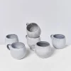 Motel a Miio Tassen-Sets^Mae - Set Of 6 Mugs Big Grey Gray