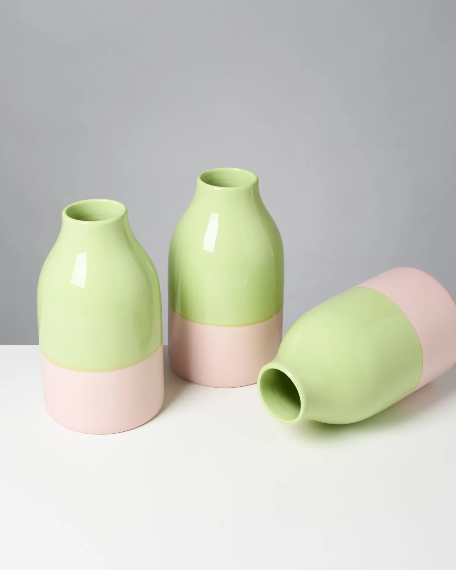 Motel a Miio Mittlere Vasen^Marisa Vase - Lime Rose lime rosé
