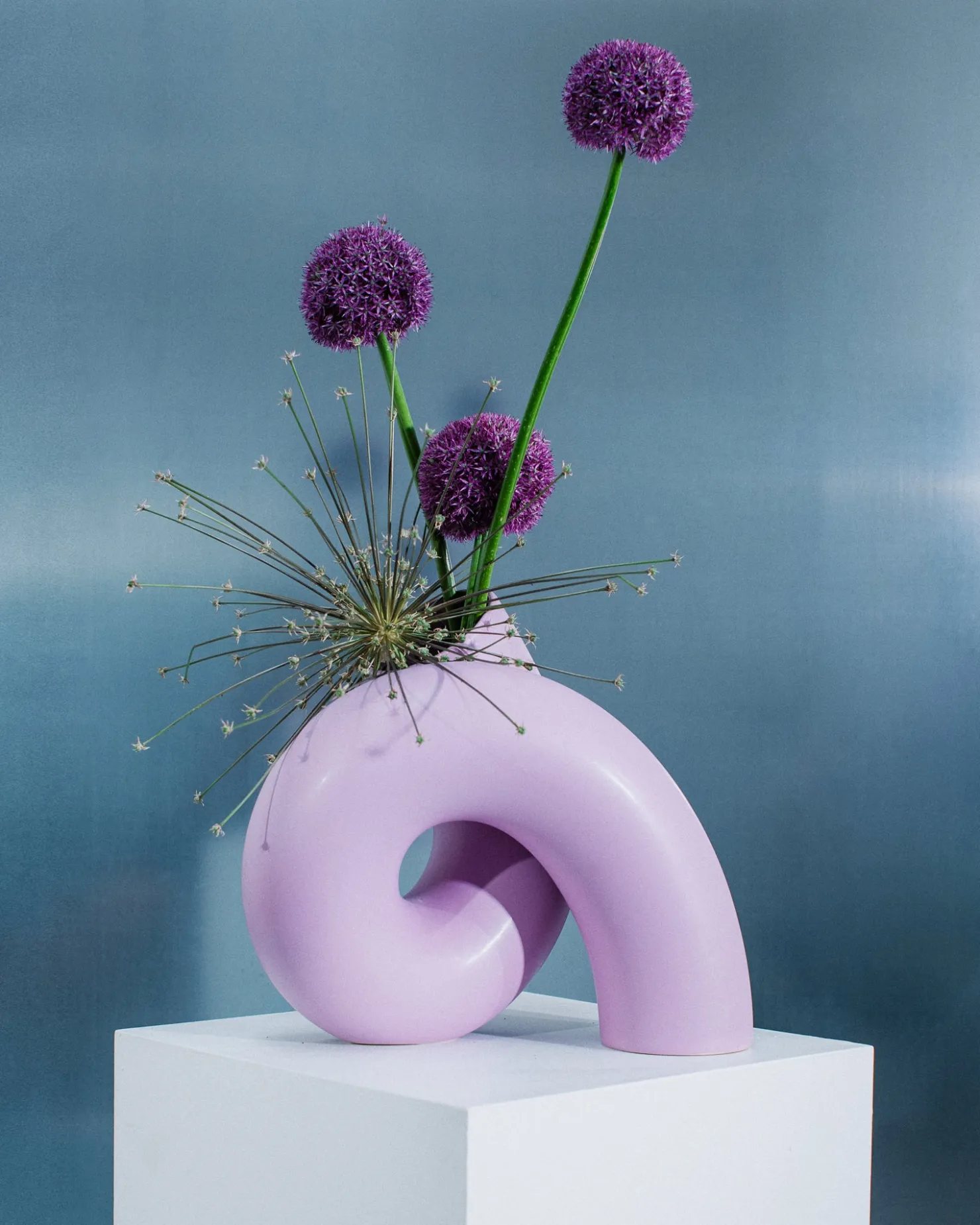 Motel a Miio Große Vasen | Motel A Miio X Ju Schnee^ X Ju Schnee Viparita Vase XL lavender