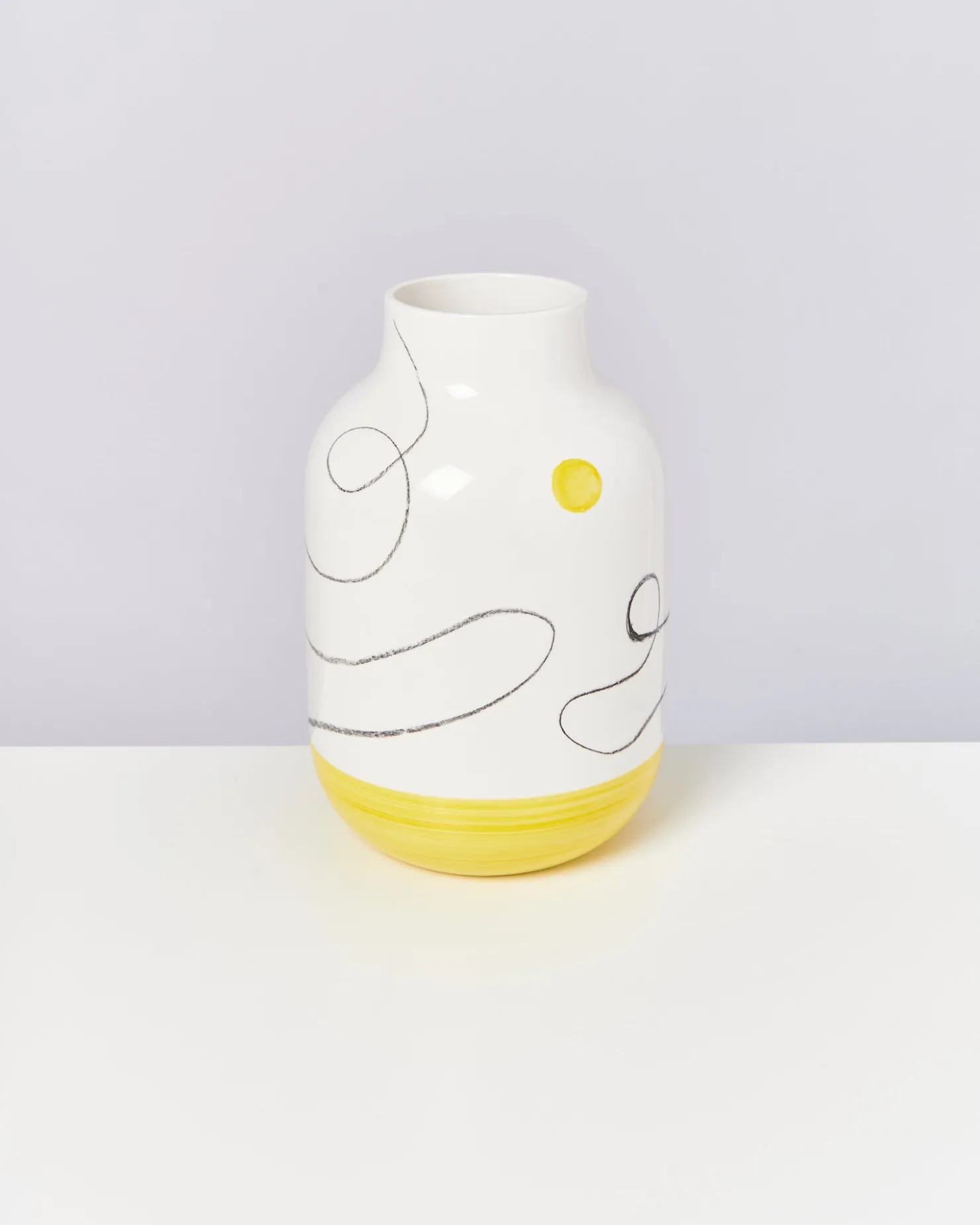 Motel a Miio Große Vasen^Nuno Vase L - Arts white