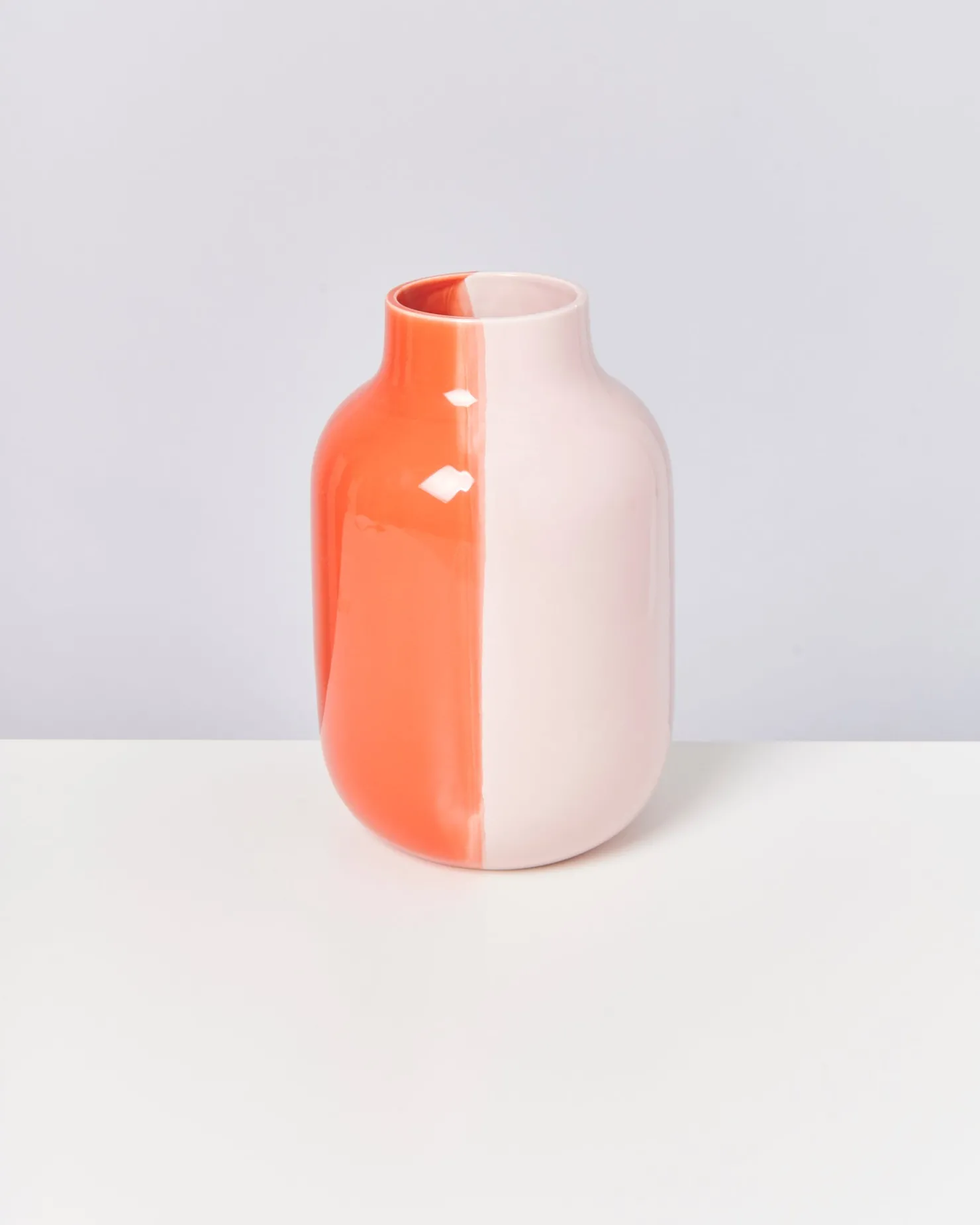 Motel a Miio Große Vasen^Nuno Vase L - Half Coral Rose half coral rosé