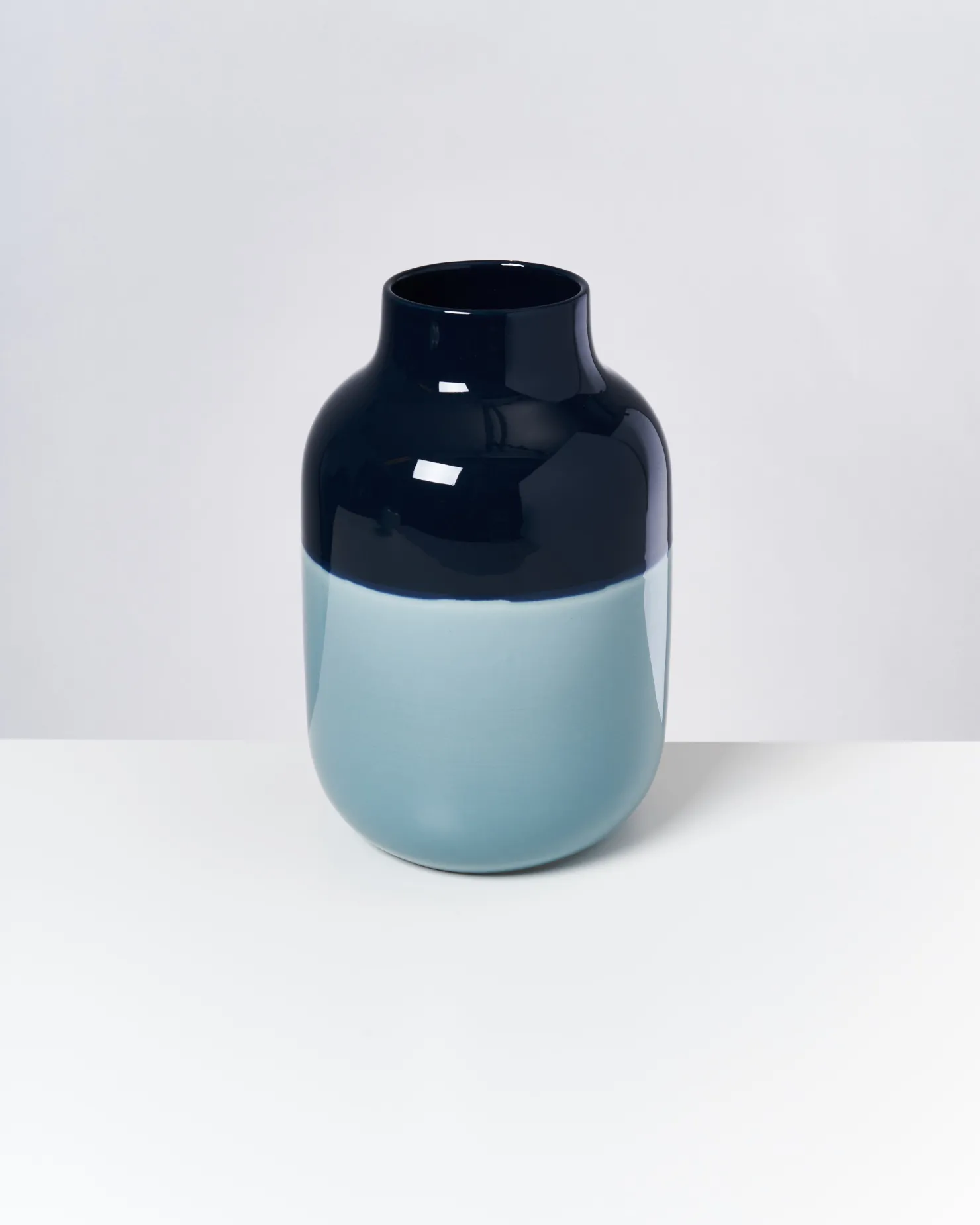 Motel a Miio Große Vasen^Nuno Vase L - Navy Lightblue navy light blue