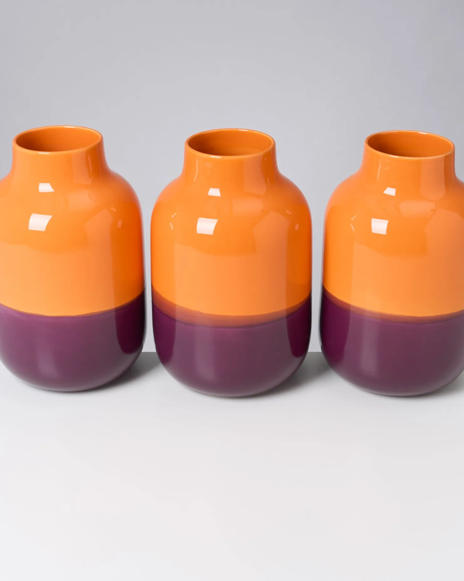 nuno_vase_l__orange_darklilac_8.webp Motel a Miio Große Vasen^Nuno Vase L - orange darklilac