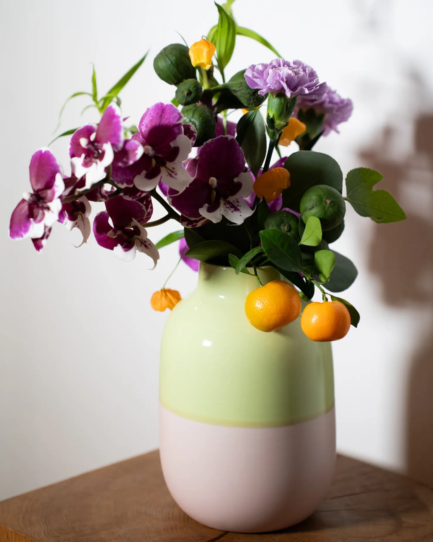 Motel a Miio Große Vasen^Nuno Vase L lime rose