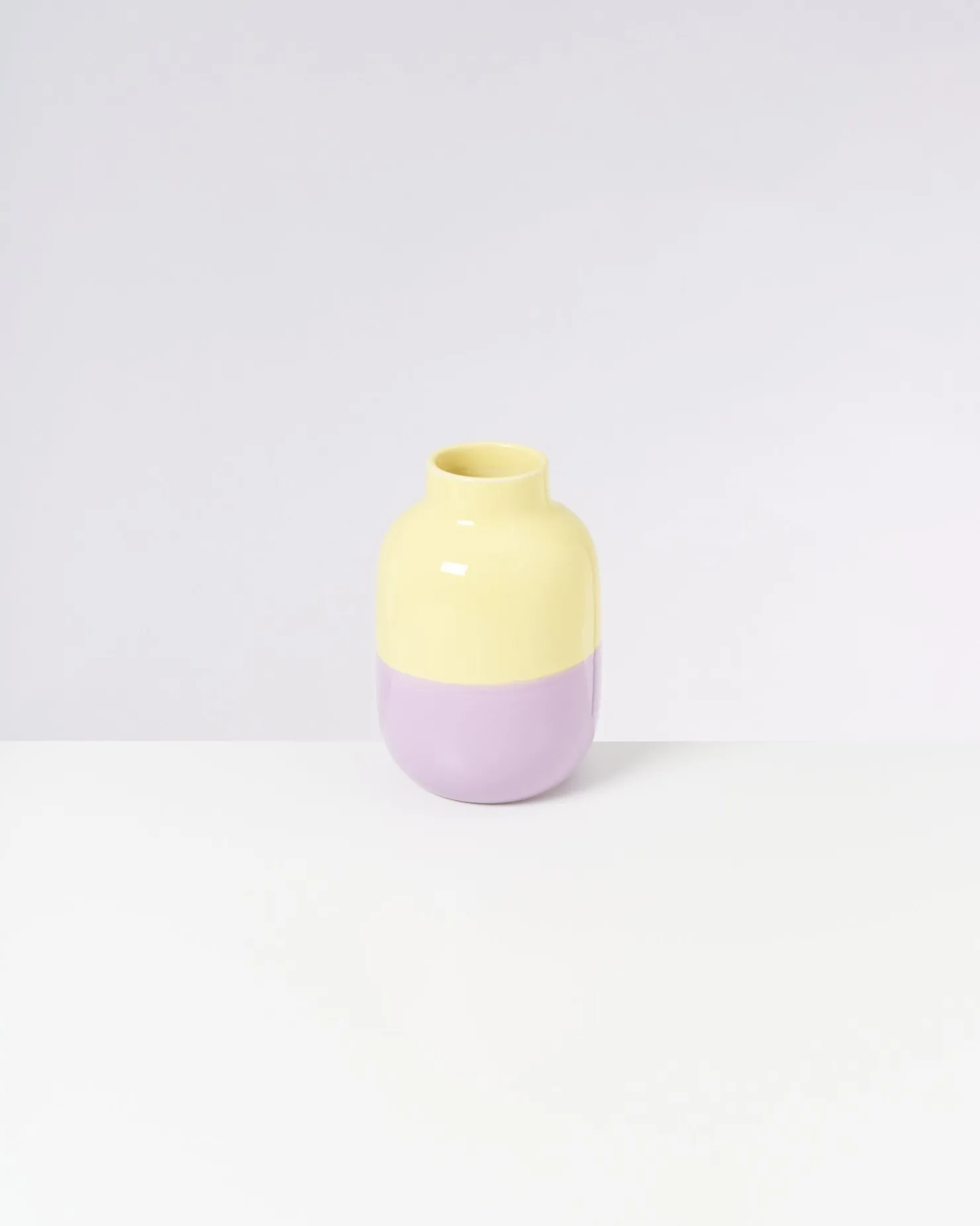 Motel a Miio Mittlere Vasen^Nuno Vase M - Yellow Lilac yellow purple