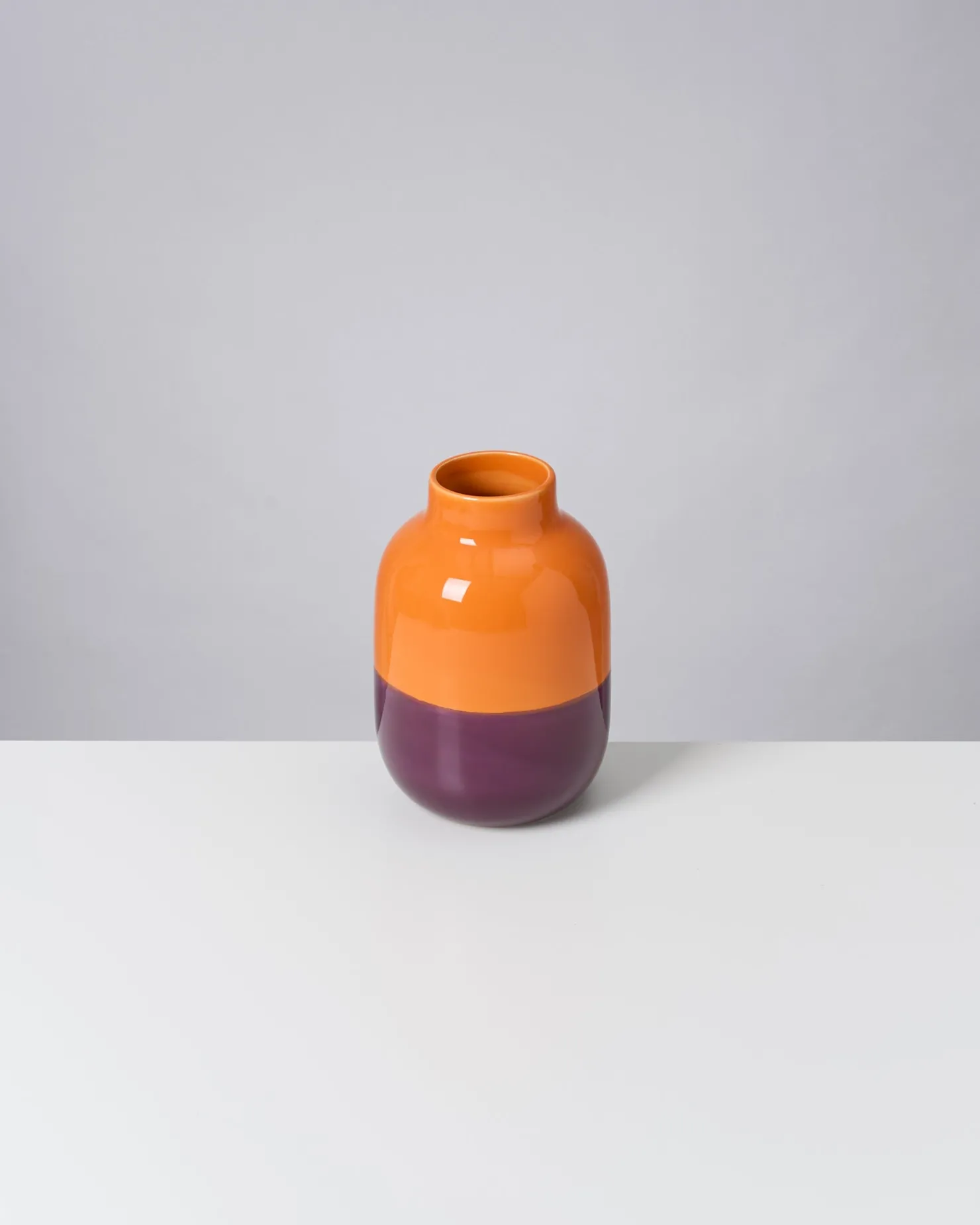 Motel a Miio Mittlere Vasen^Nuno Vase M Orange Darklilac orange dunkellila