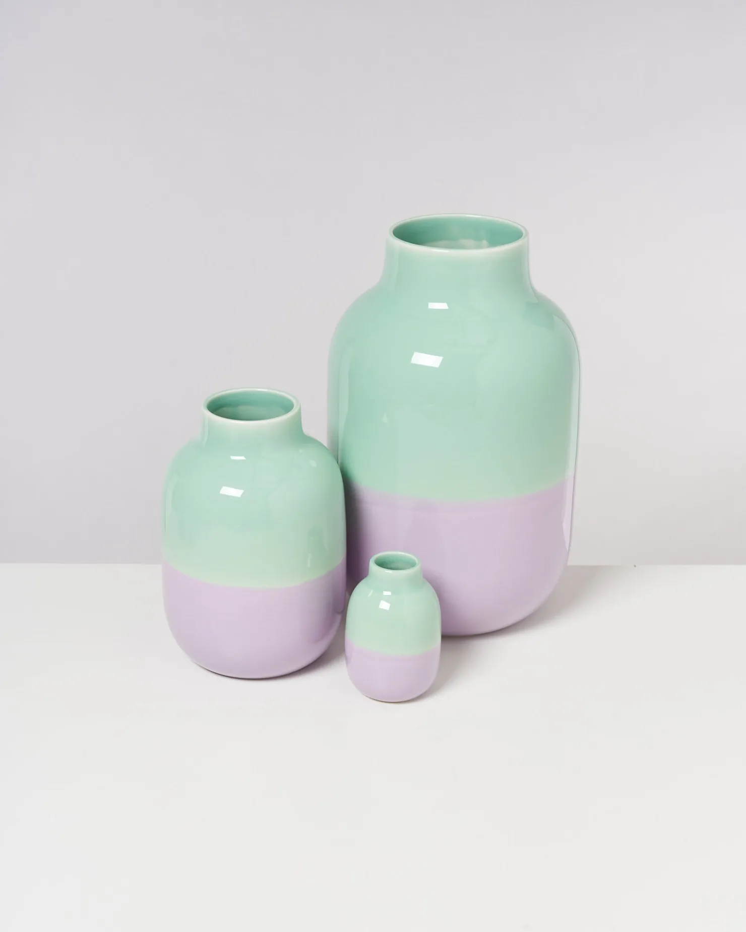 Motel a Miio Kleine Vasen^Nuno Vase S - Lilac Mint pastellmint lila