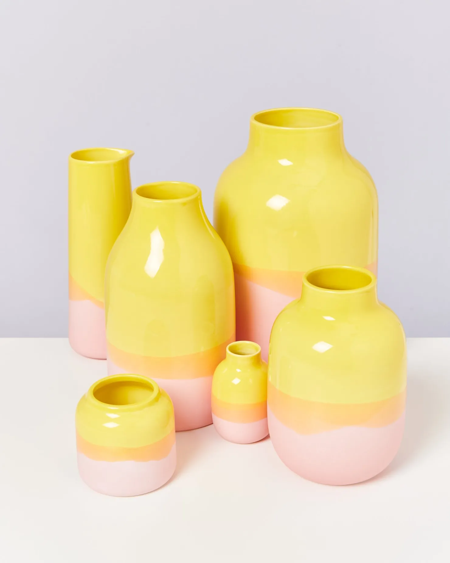 nuno_vase_s__yellow_rose_4.webp Motel a Miio Kleine Vasen^Nuno Vase S - Yellow Rose gelb rosé