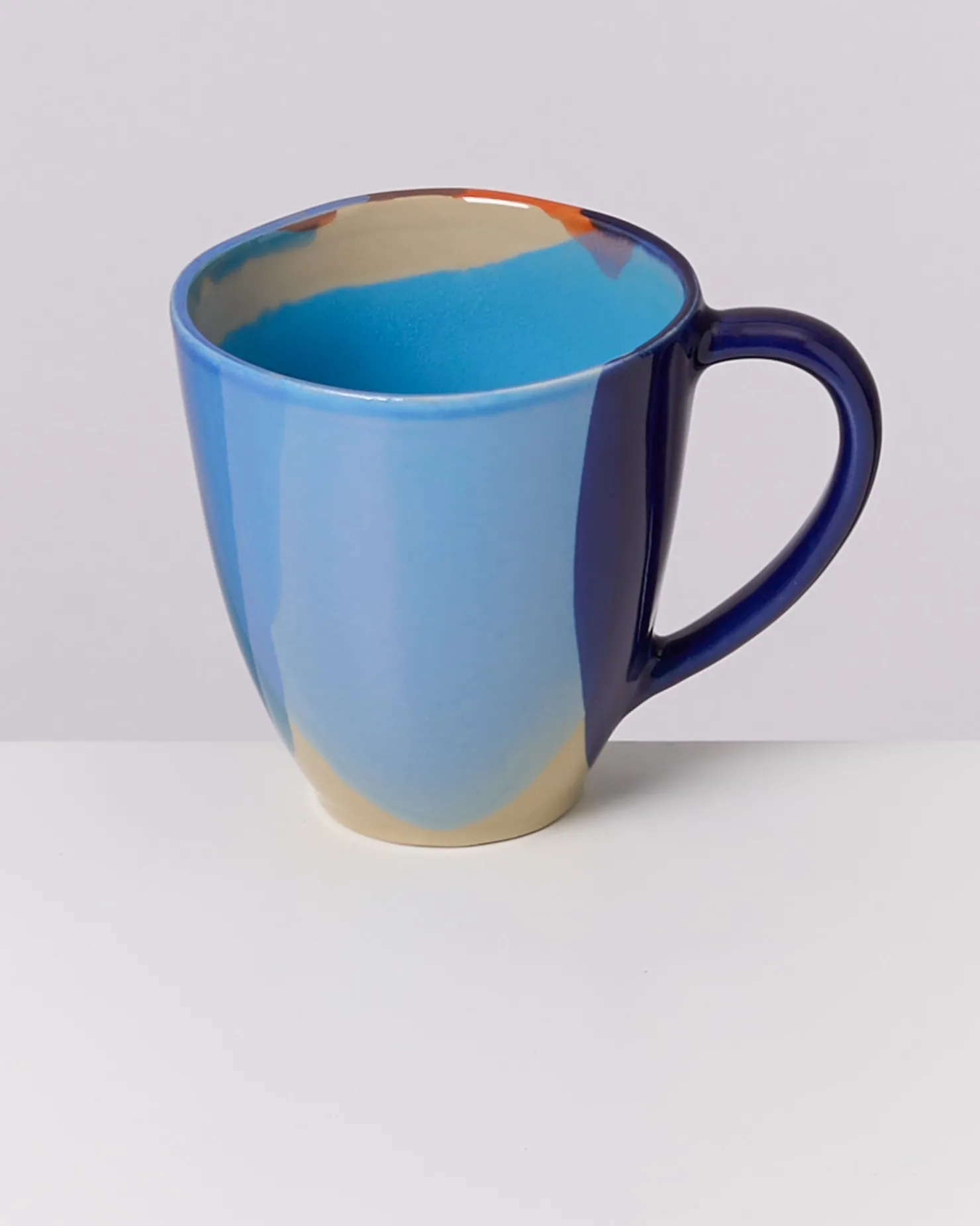 Motel a Miio Große Tassen^Pintor Mug Large Blue Orange blau orange