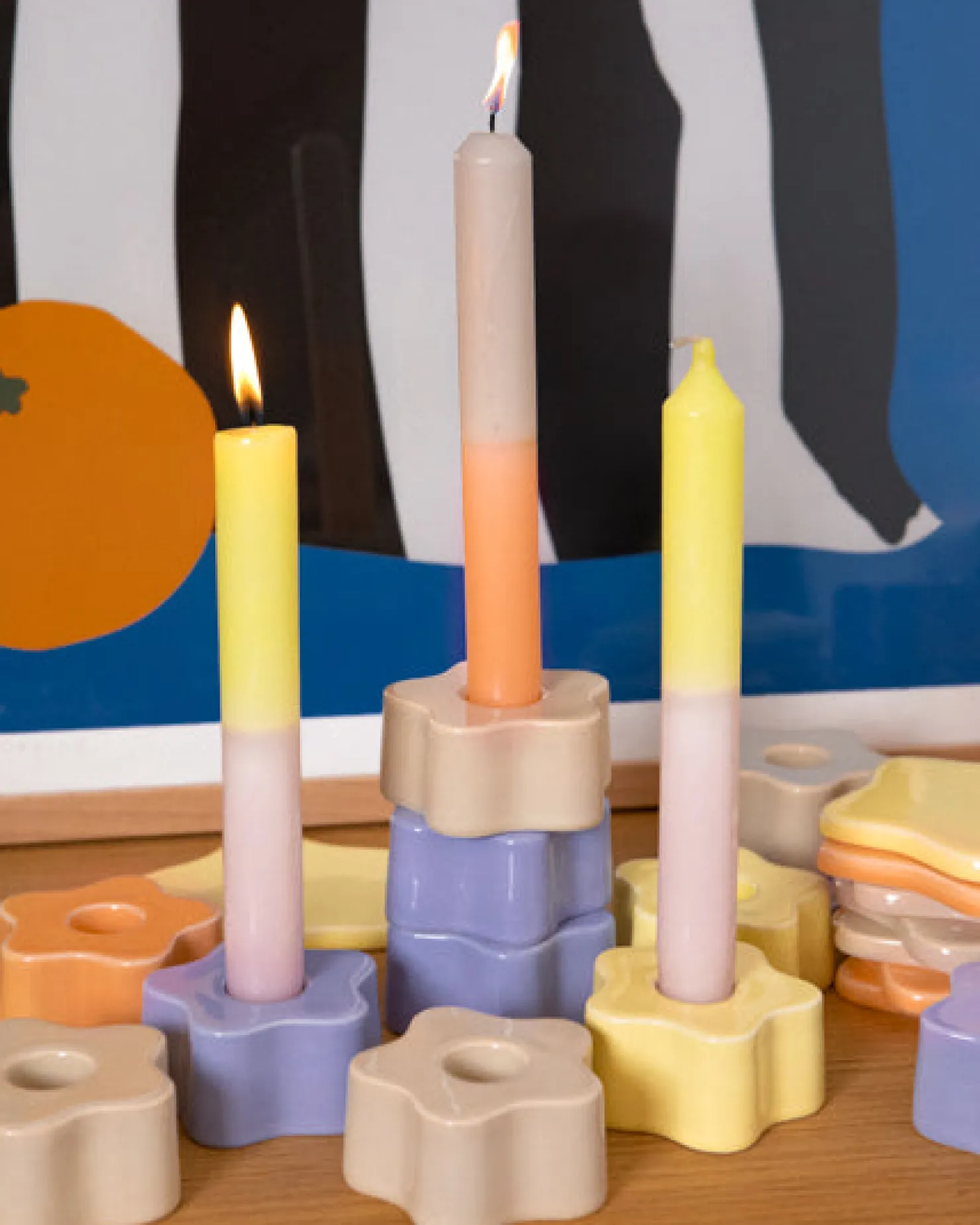 seia__candle_holder_beige_4.webp Motel a Miio Kerzen Und Kerzenständer^Seia - Candle Holder beige