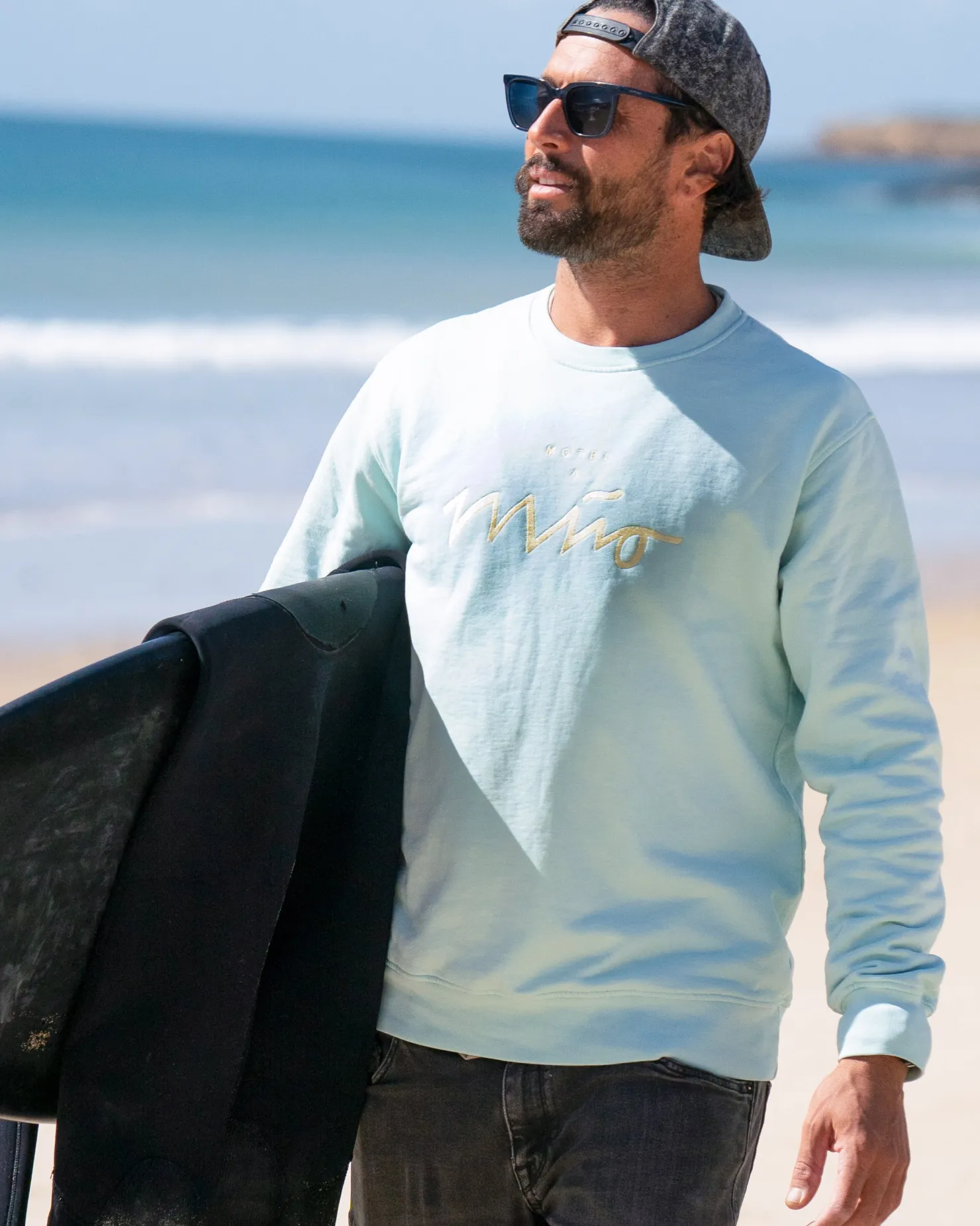 Motel a Miio Sweatshirts^Sweatshirt Men Aqua Yellow mint gelb