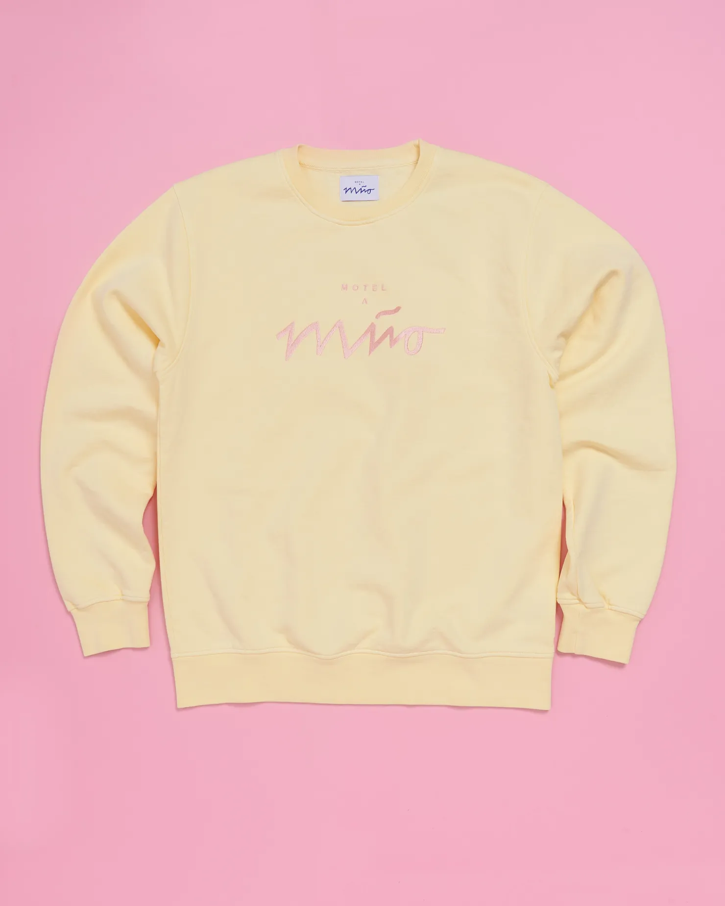 Motel a Miio Sweatshirts^Sweatshirt Men Rose Yellow gelb rosé
