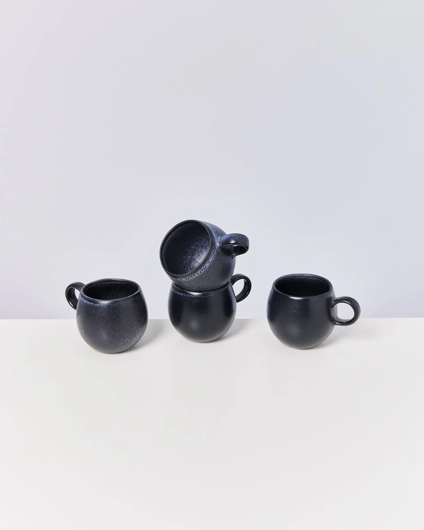 Motel a Miio Tassen-Sets^Turmalina - Set Of 4 Mugs Small black